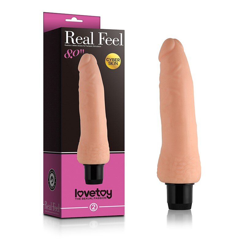 LoveToy Vibrator Realist Multispeed Real Feel Natural 20cm