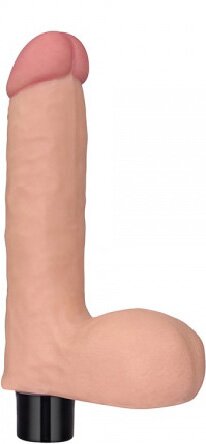 LoveToy Vibrator Realist Real Softee 10 Moduri Vibratii TPE Natural 20.5 cm