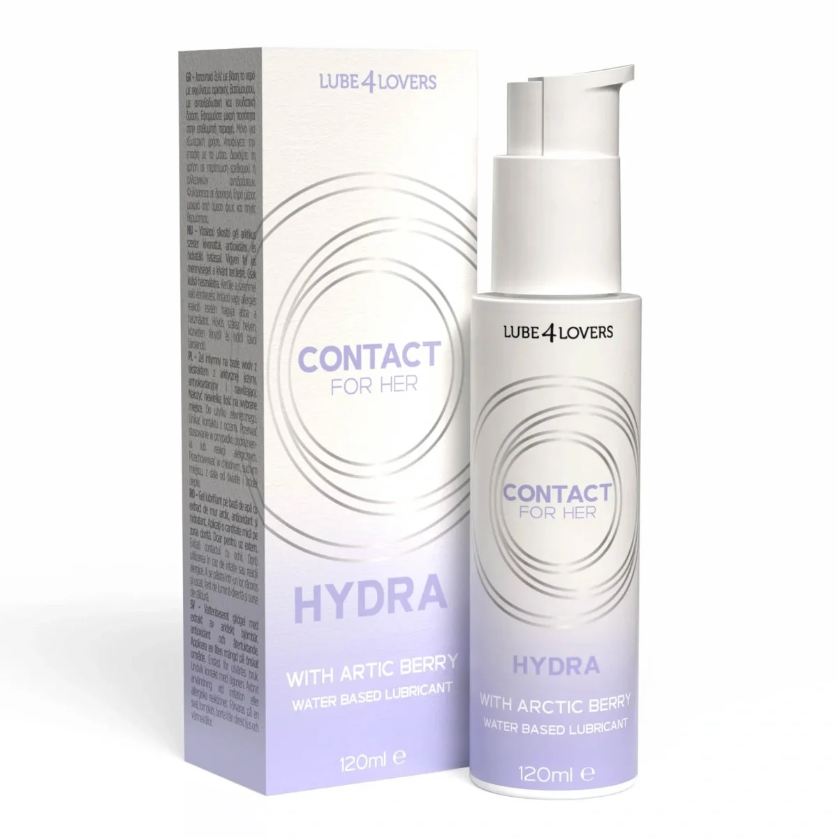 Lube4lovers Lubrifiant Hydra Aroma Fructe Arctice pe Baza de Apa 120 ml