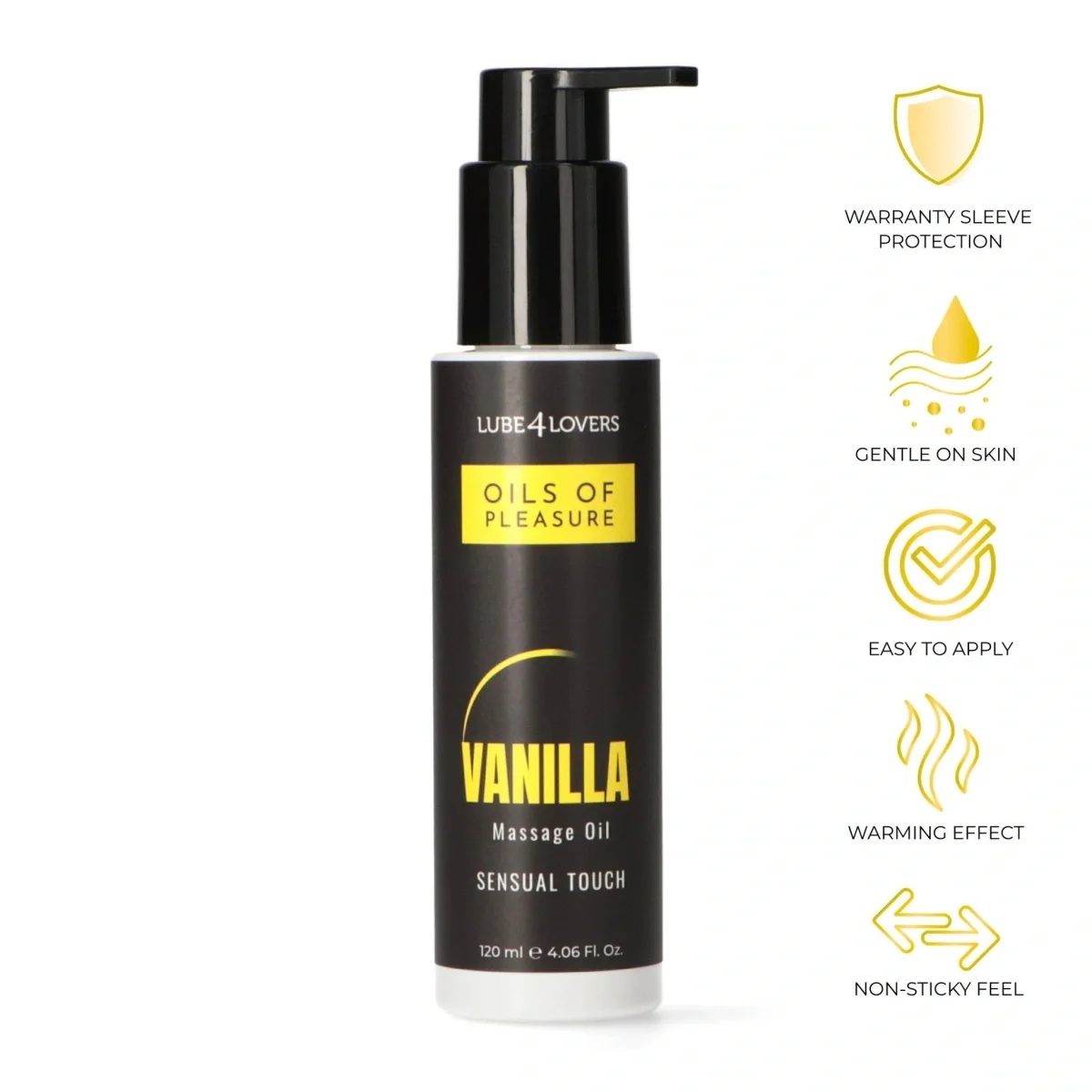 Lube4lovers Ulei de Masaj cu Efect de Incalzire Oils of Pleasure Vanilie 120 ml