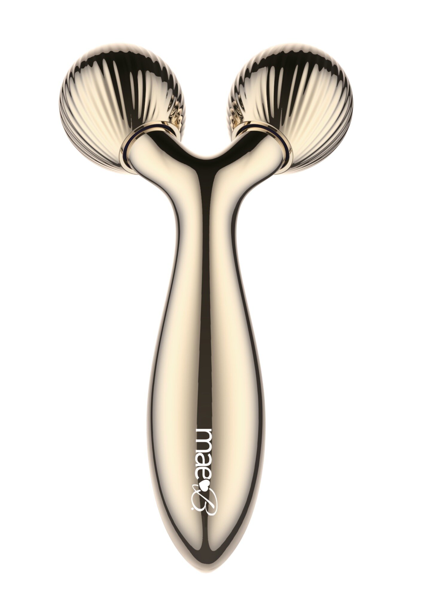 Mae B Dispozitiv Masaj Contour Sculpting Roller Gold