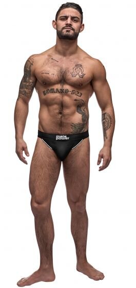 Male Power Bikini Black Nite Jock Black Negru S/M