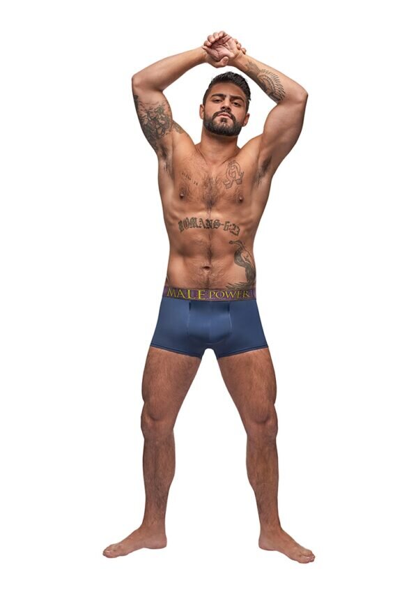 Male Power Boxeri Avant-Garde Enhancer Short Albastru M