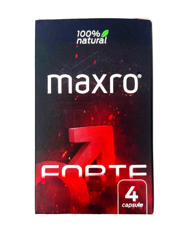 MAXRO Forte 4 Capsule-Imbunatatirea Performantelor Sexuale
