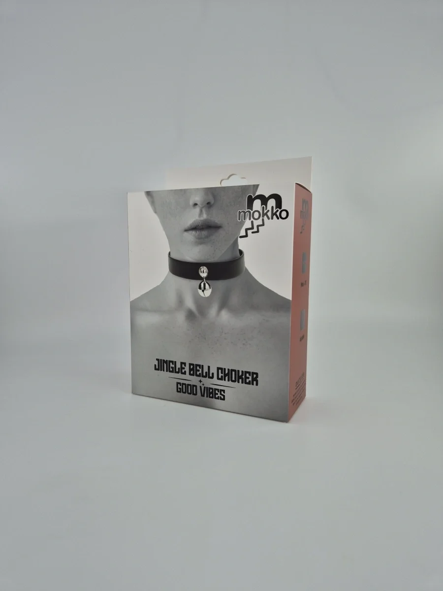 Mokko Toys Choker Jingle Bell Negru
