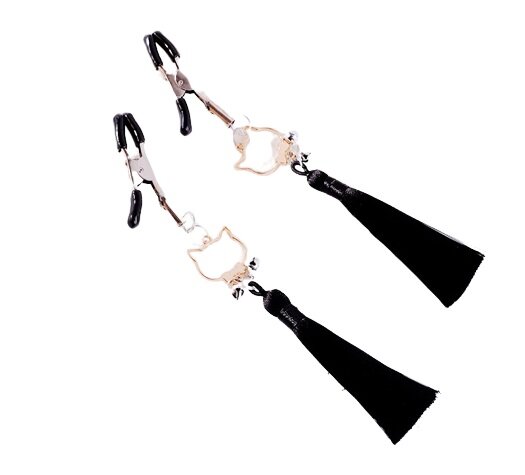 Mokko Toys Clame Sfarcuri cu Ciucuri si Clopotei Negru