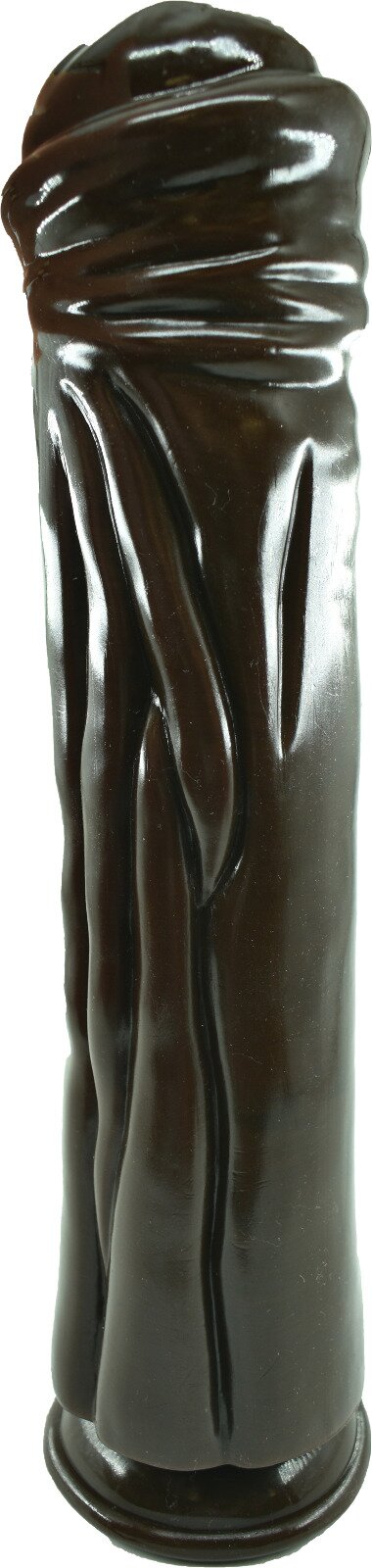 Mokko Toys Dildo Great Stallion cu Ventuza Pvc Maro 31.5 cm