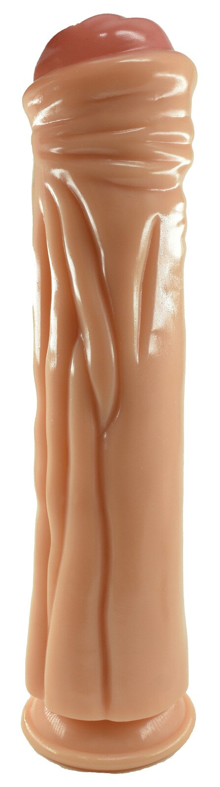 Mokko Toys Dildo Great Stallion cu Ventuza Pvc Natural 31.5 cm