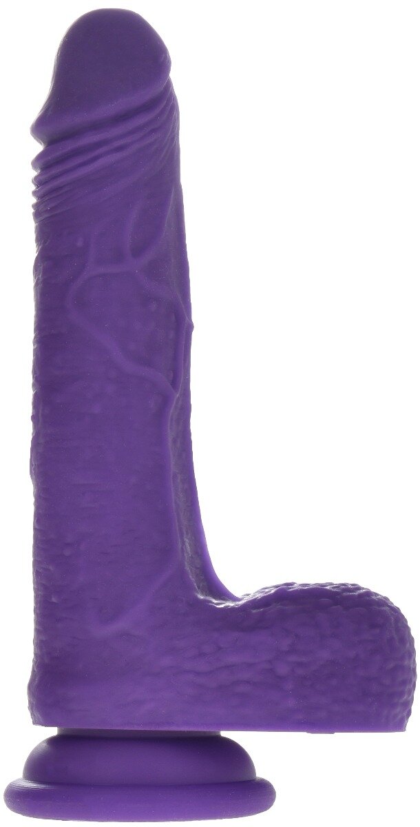 Mokko Toys Dildo Realist Hetty Color Changing Silicon Lichid Mov 18.5 cm
