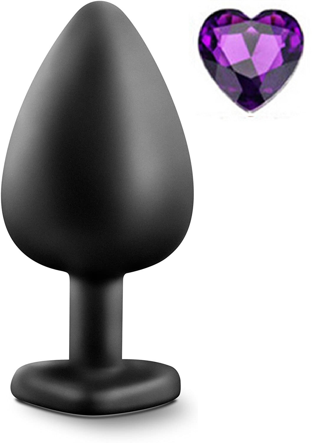 Mokko Toys Dop Anal Brighty Large Silicon Negru/Mov