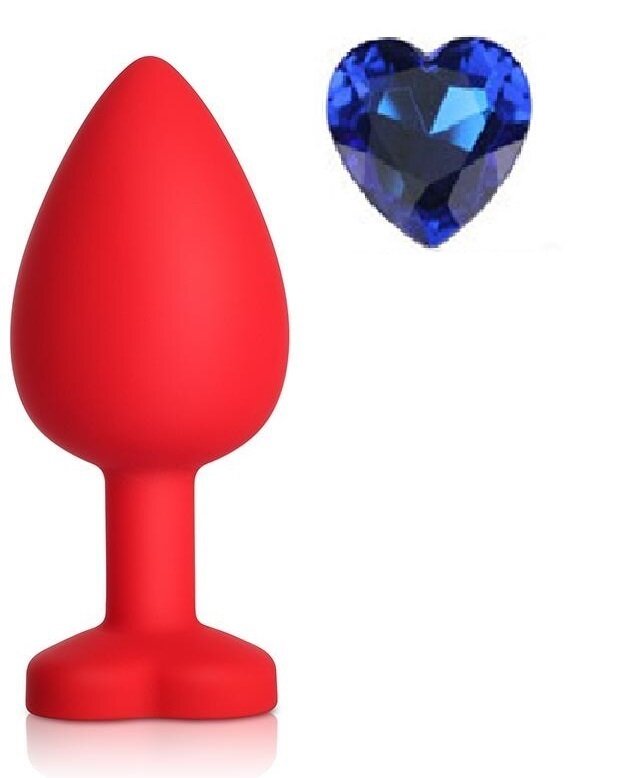 Mokko Toys Dop Anal Brighty Large Silicon Rosu/Albastru