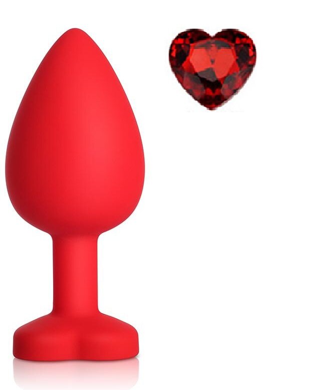 Mokko Toys Dop Anal Brighty Large Silicon Rosu/Rosu