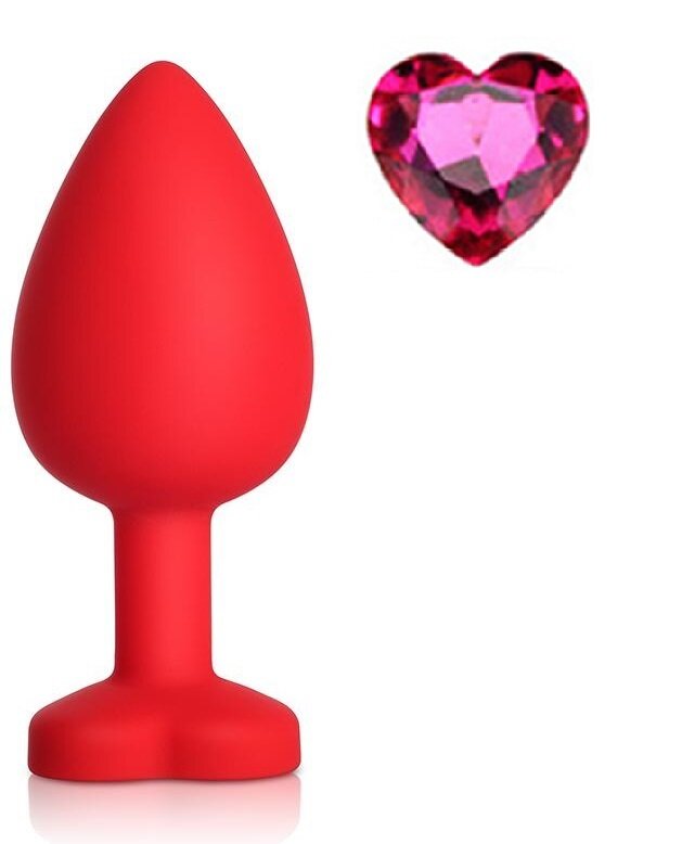 Mokko Toys Dop Anal Brighty Large Silicon Rosu/Roz