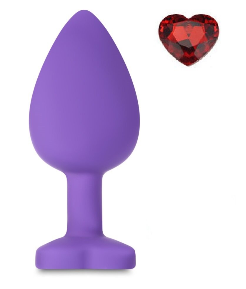 Mokko Toys Dop Anal Brighty Medium Silicon Mov/Rosu