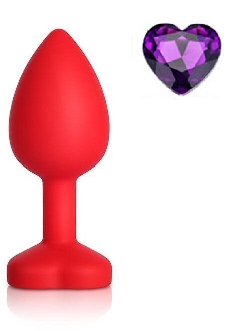 Mokko Toys Dop Anal Brighty Medium Silicon Rosu/Mov