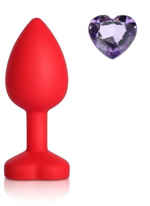 Mokko Toys Dop Anal Brighty Medium Silicon Rosu/Mov Deschis