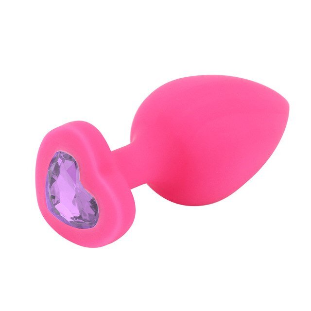 Mokko Toys Dop Anal Brighty Medium Silicon Roz/Mov Deschis