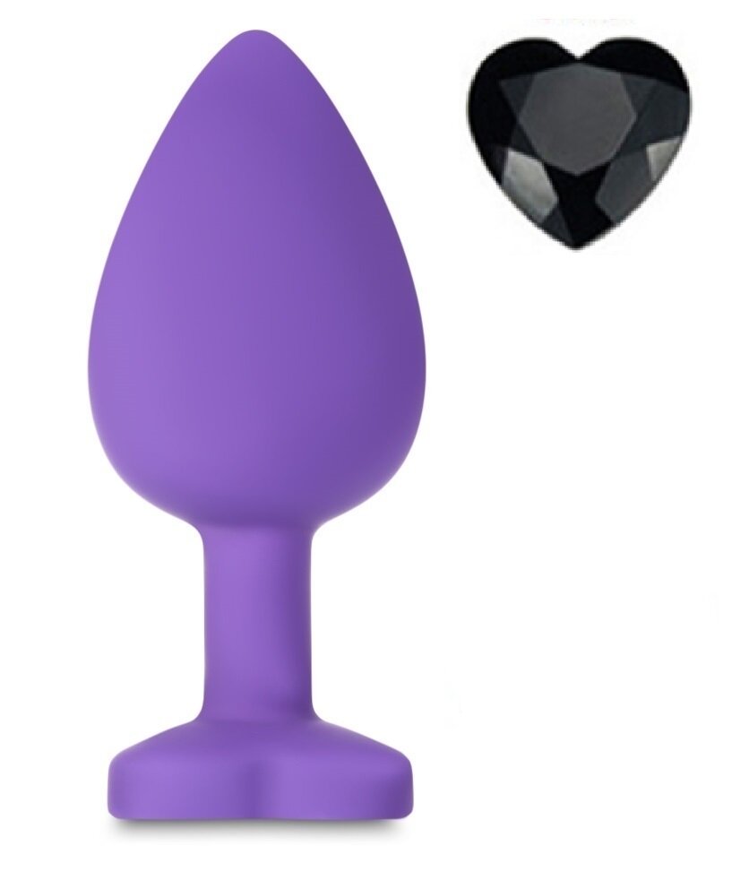 Mokko Toys Dop Anal Brighty Small Silicon Mov/Negru