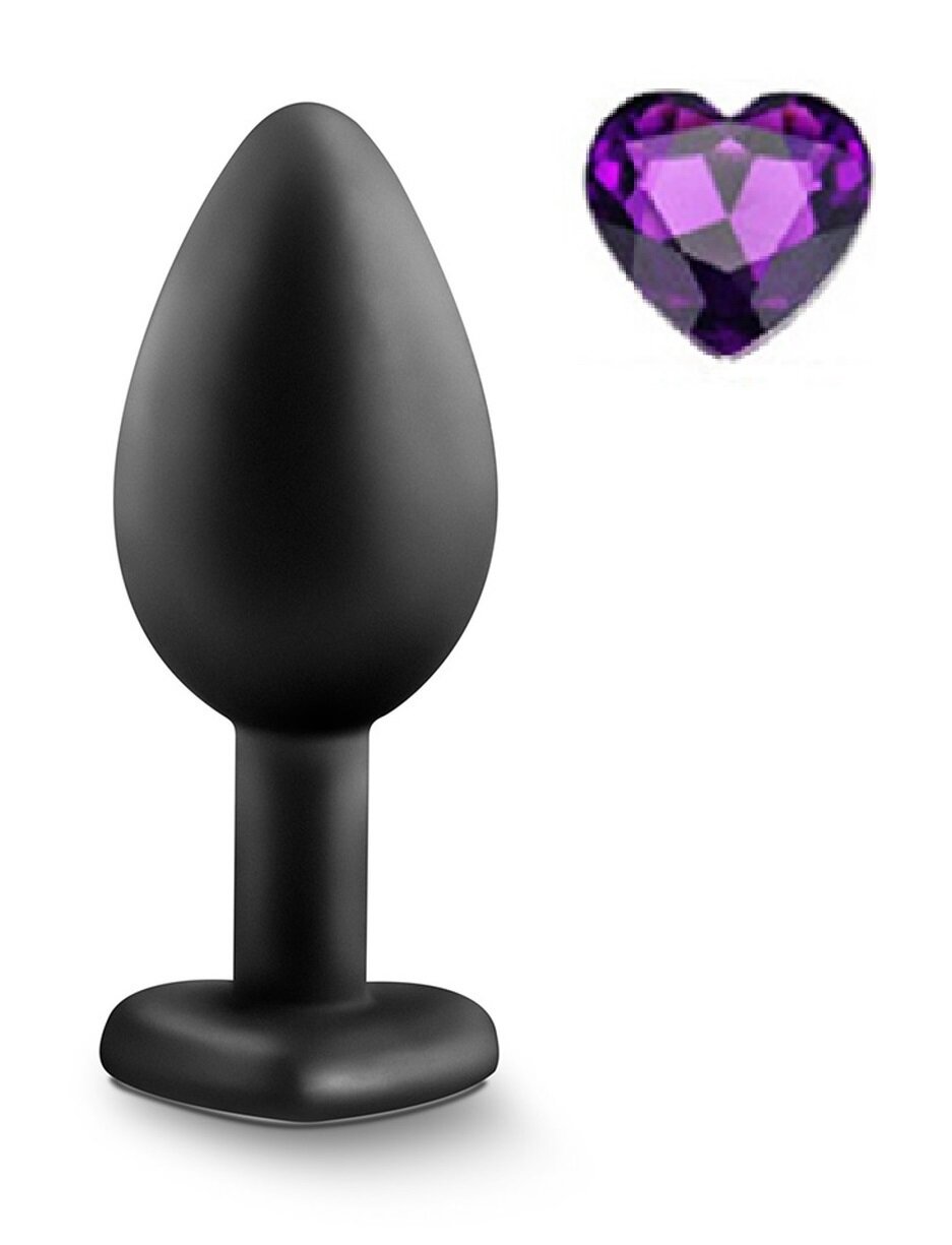 Mokko Toys Dop Anal Brighty Small Silicon Negru/Mov