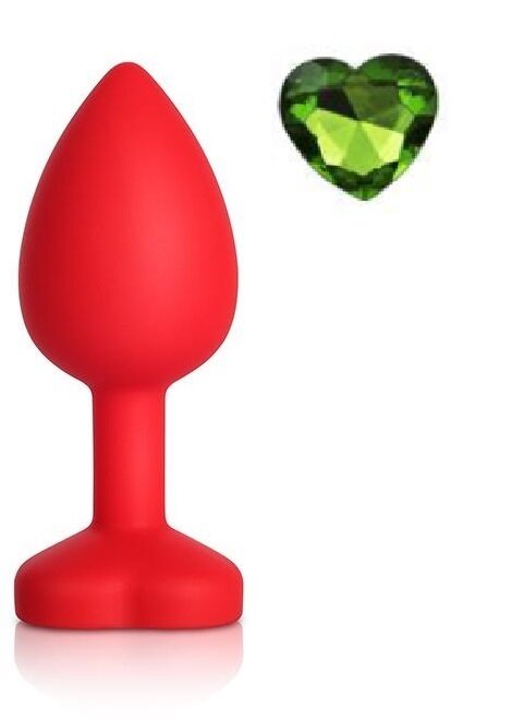 Mokko Toys Dop Anal Brighty Small Silicon Rosu/Verde