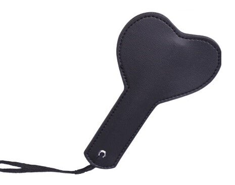 Mokko Toys Padela Rigida Heart Shaped Pleasure Negru