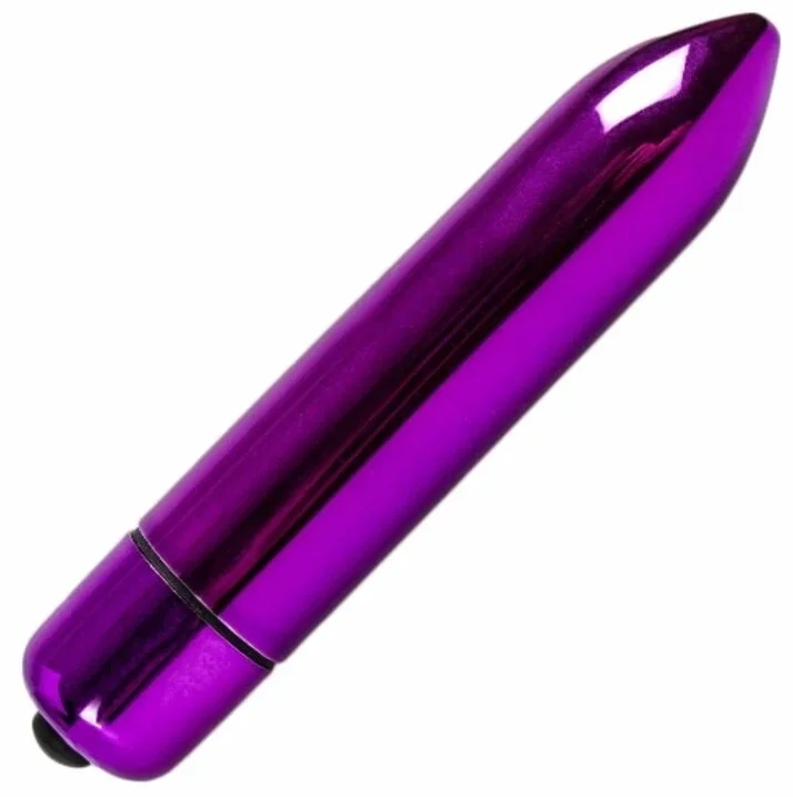 Mokko Toys Vibrator Glont Zoe 10 Moduri Vibratii Mov Metalizat 9 cm