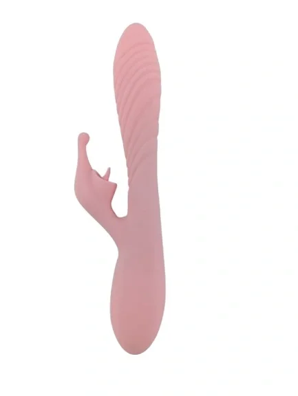 Mokko Toys Vibrator Iepuras Tessa 10 Moduri Vibratii Silicon USB Roz 21.8 cm Velvet Obsession