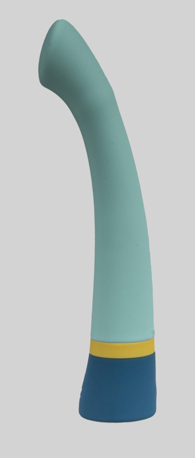 Mokko Toys Vibrator Punctul G Azure 10 Moduri Vibratii Silicon USB Albastru 17.5 cm