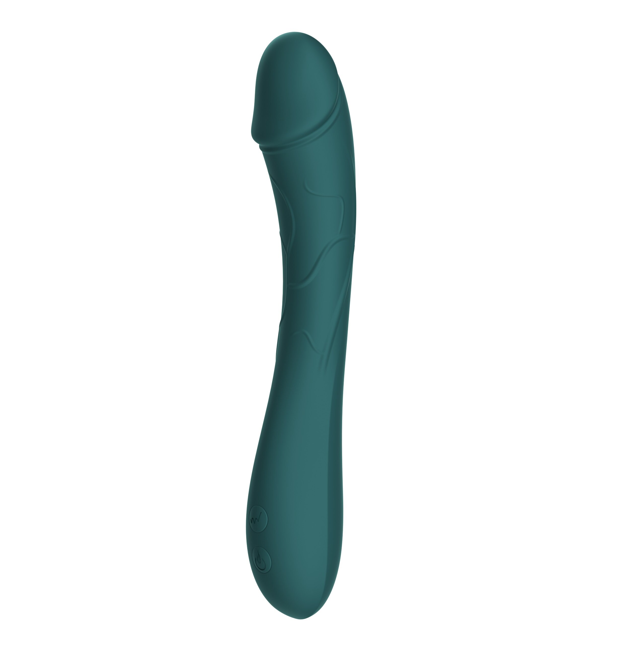 Mokko Toys Vibrator Punctul G Thunder 10 Moduri Vibratii Silicon USB Verde 21.8 cm Velvet Obsession