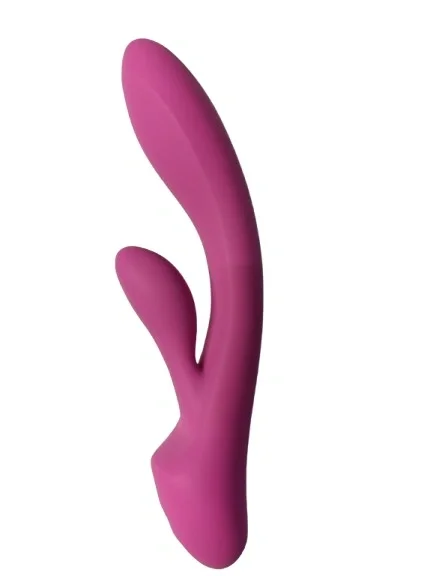 Mokko Toys Vibrator Raya 12 Moduri Vibratii Silicon Lichid USB Magnetic Roz 19.5 cm