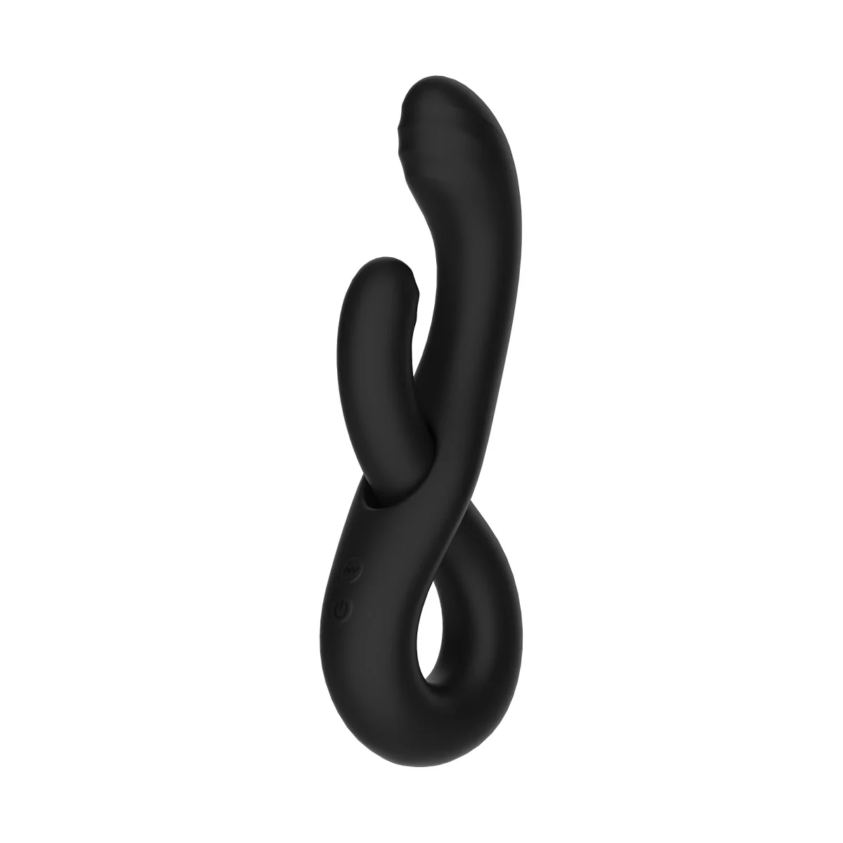 Mokko Toys Vibrator Rue Multi-Shape 10 Moduri Vibratii Silicon USB Negru 22.2 cm Velvet Obsession