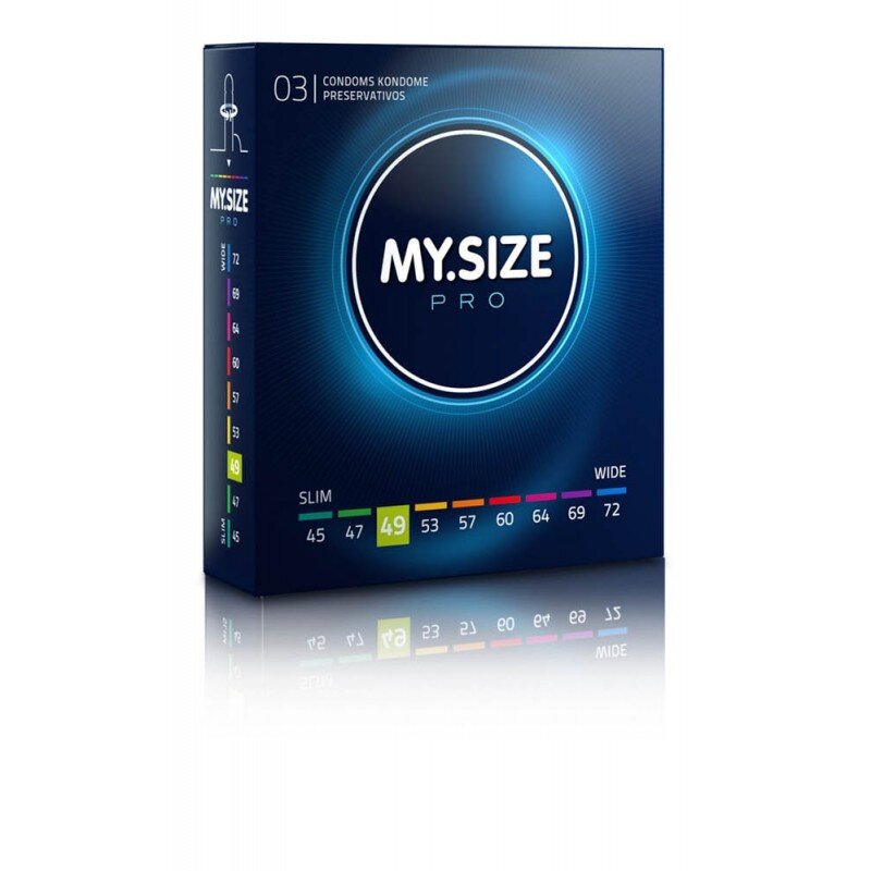 MySize 3 Prezervative Latex My Size Pro 49 mm