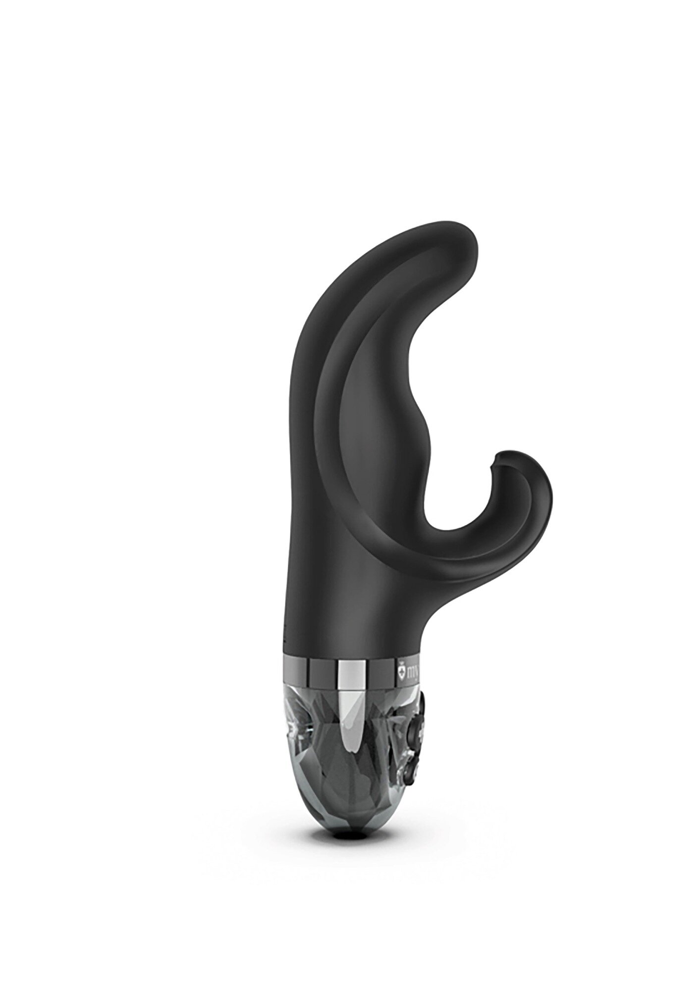 Mystim Vibrator Hip Hop Bob 8 Moduri Vibratii 5 Moduri Electro-Stimulare Silicone Negru 16 cm