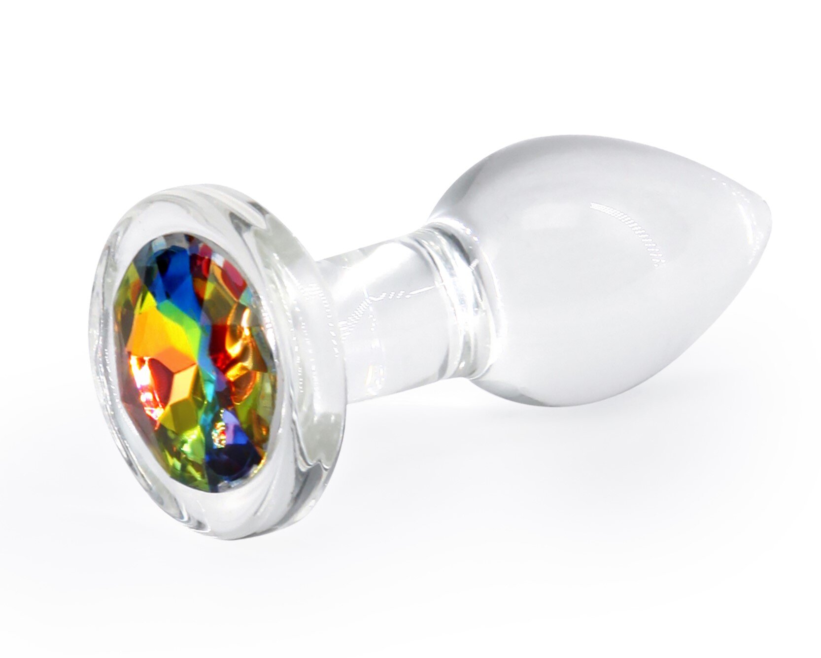 NsNovelties Dop Anal Crystal Desires Rainbow Gem Sticla 7.2 cm