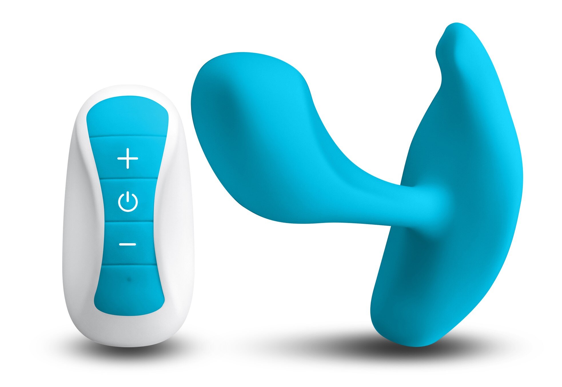 NsNovelties Stimulator Punctul G Eros 10 Moduri Vibratii Silicon USB Remote Control Albastru 10 cm