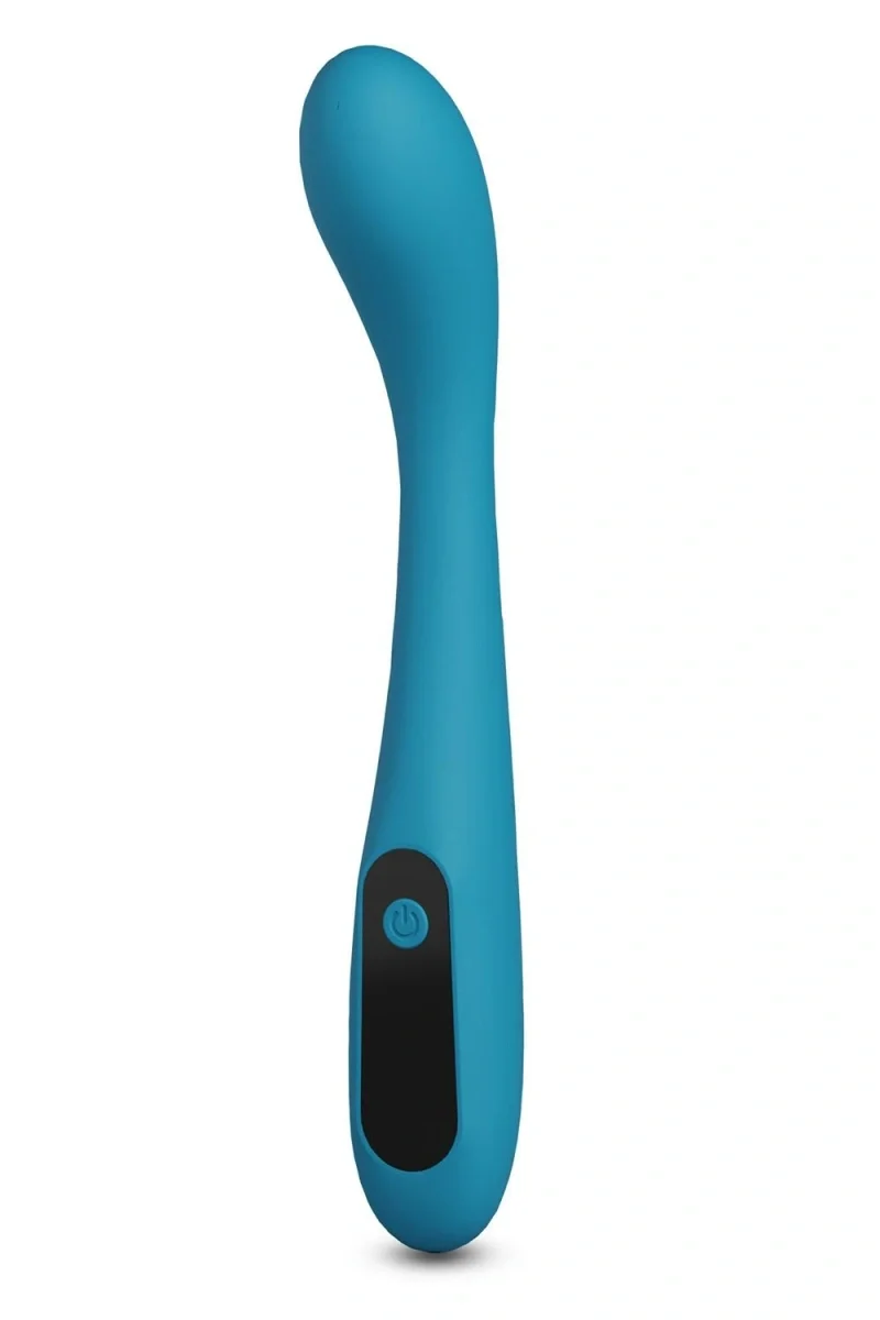 NsNovelties Vibrator INYA Technica Functie Incalzire 10 Moduri Vibratii Afisaj LED Silicon USB Albastru 12.2 cm