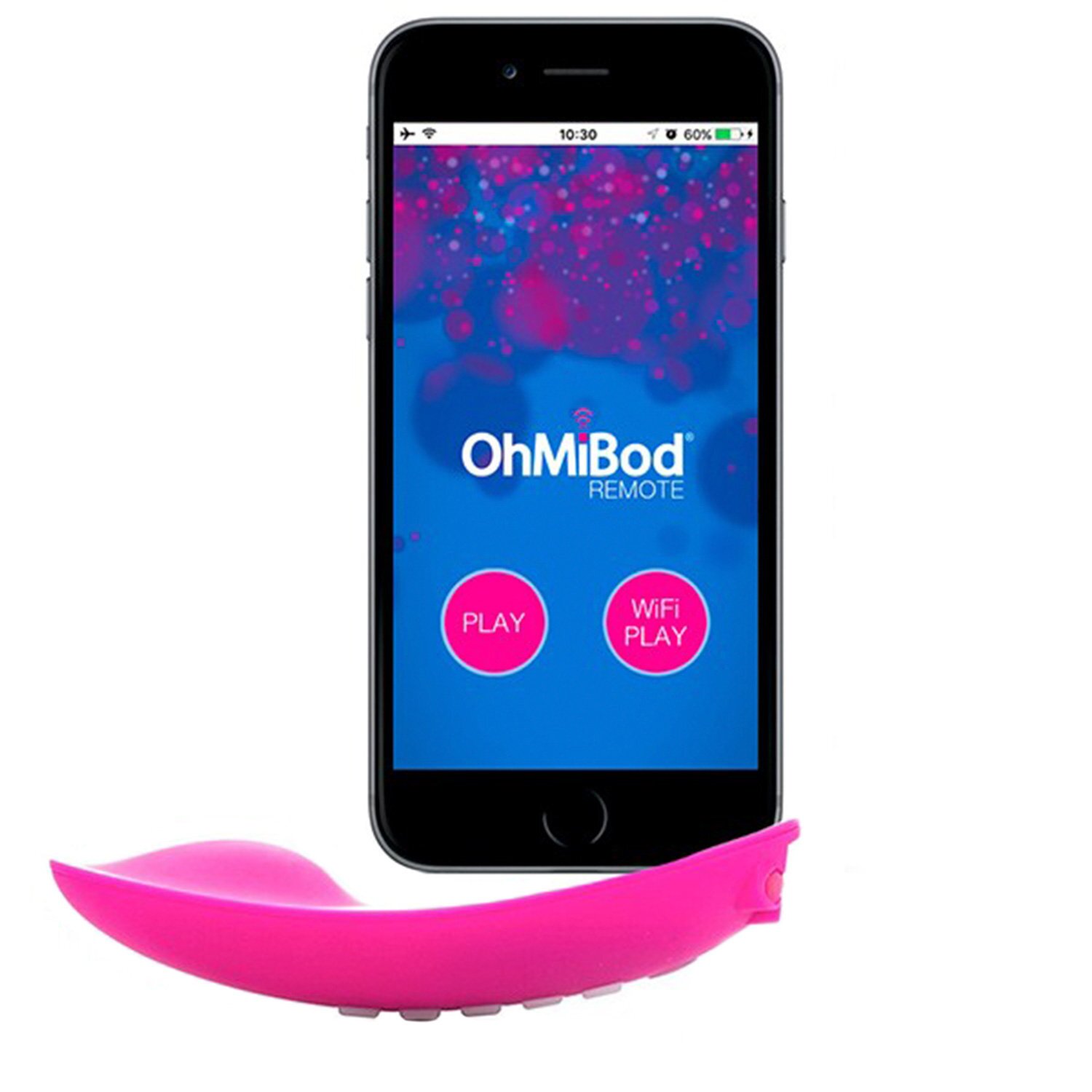 OhMiBod Stimulator Wearable Lightshow Interactive Bluetooth Control Free App Silicon USB Roz