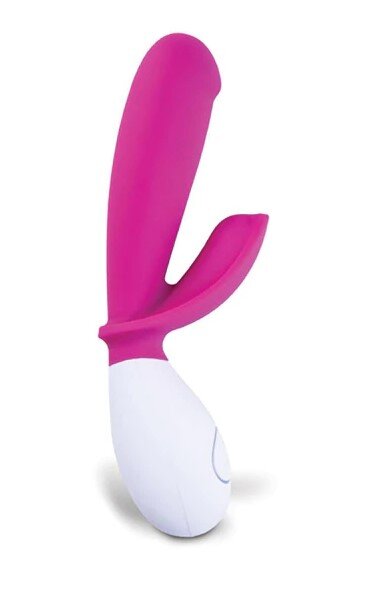OhMiBod Vibrator Snuggle Dual Stimulation 7 Moduri Vibratii Silicon USB Roz