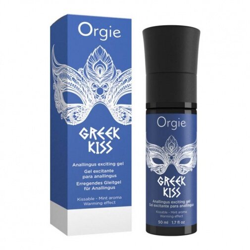 Orgie Gel Anal Stimulator cu Efect de Incalzire Greek Kiss Aroma Menta 50 ml