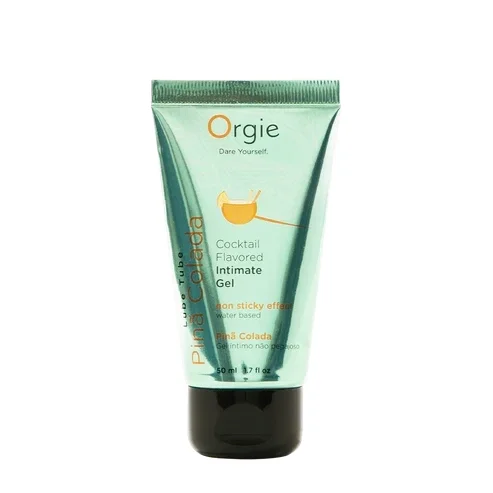 Orgie Gel Intim Kissable pe Baza de Apa Lube Tube Cocktail Pina Colada 50 ml