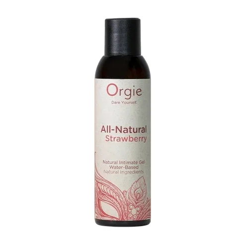 Orgie Gel Intim Natural pe Baza de Apa All-Natural Strawberry 150 ml