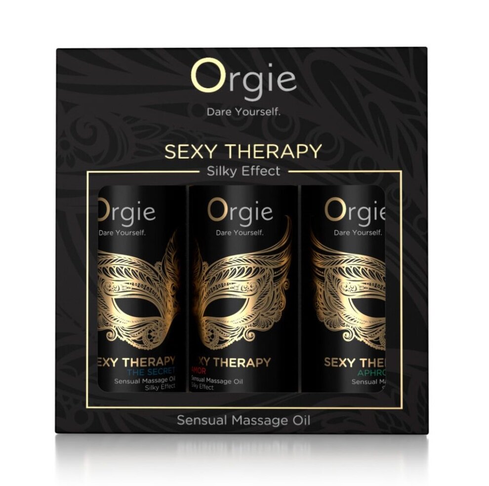 Orgie Set 3 Uleiuri de Masaj Sexy Therapy Silky Effect 3x30 ml