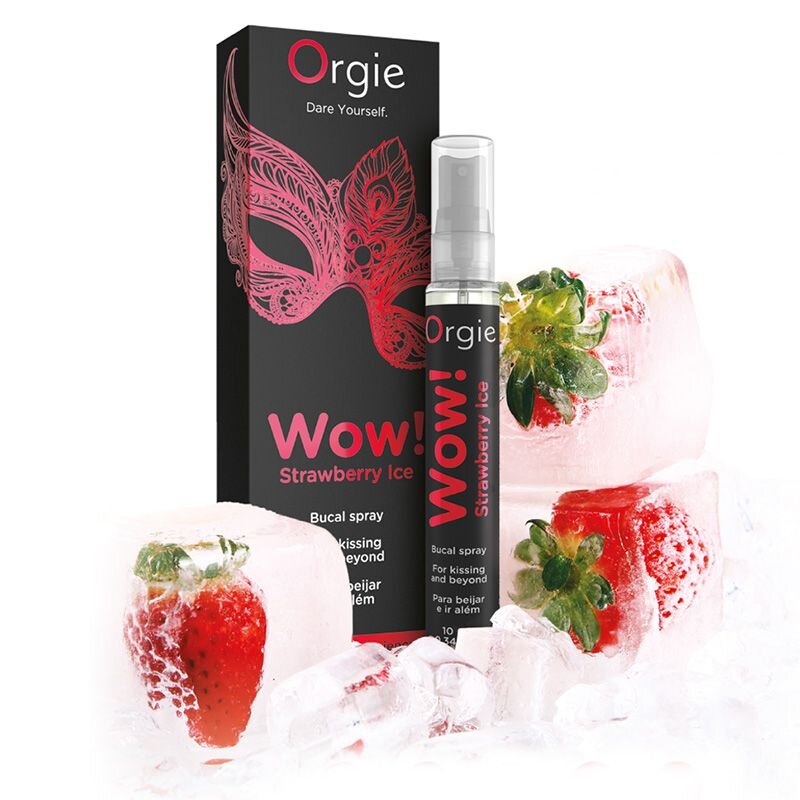 Orgie Spray Bucal cu Efect Racoritor Wow! Aroma Capsuni 10 ml