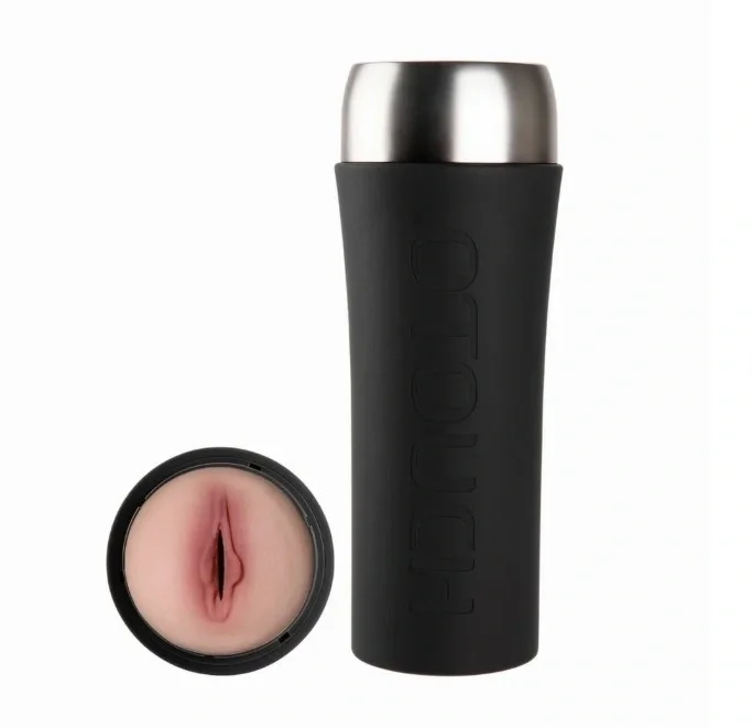 OTOUCH Masturbator Pussy INSCUP 4 Vibratii si Suctiune TPE si ABS USB 23 cm