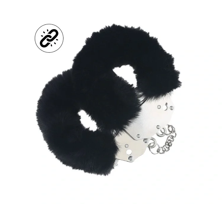 Ouch! Catuse cu Plus cu 2 Cheite Heavy-Duty Negru