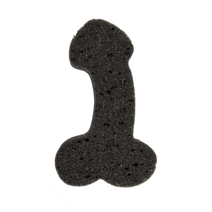 Out Of The Blue Burete de Baie in Forma de Penis Negru 19 cm
