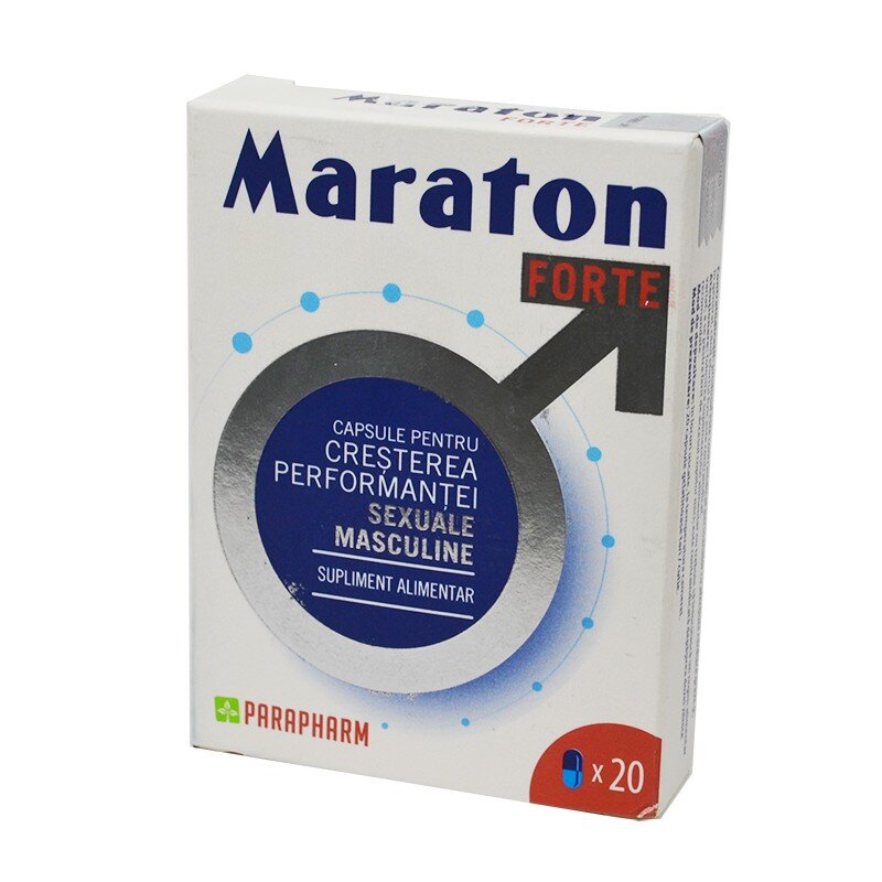 PARAPHARM Capsule pentru Cresterea Performantei Sexuale Maraton Forte 20 buc