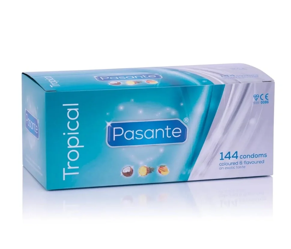 Pasante Healthcare Set 144 Prezervative Pasante cu Aroma Tropical