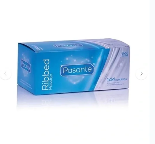 Pasante Healthcare Set 144 Prezervative Pasante Ribbed