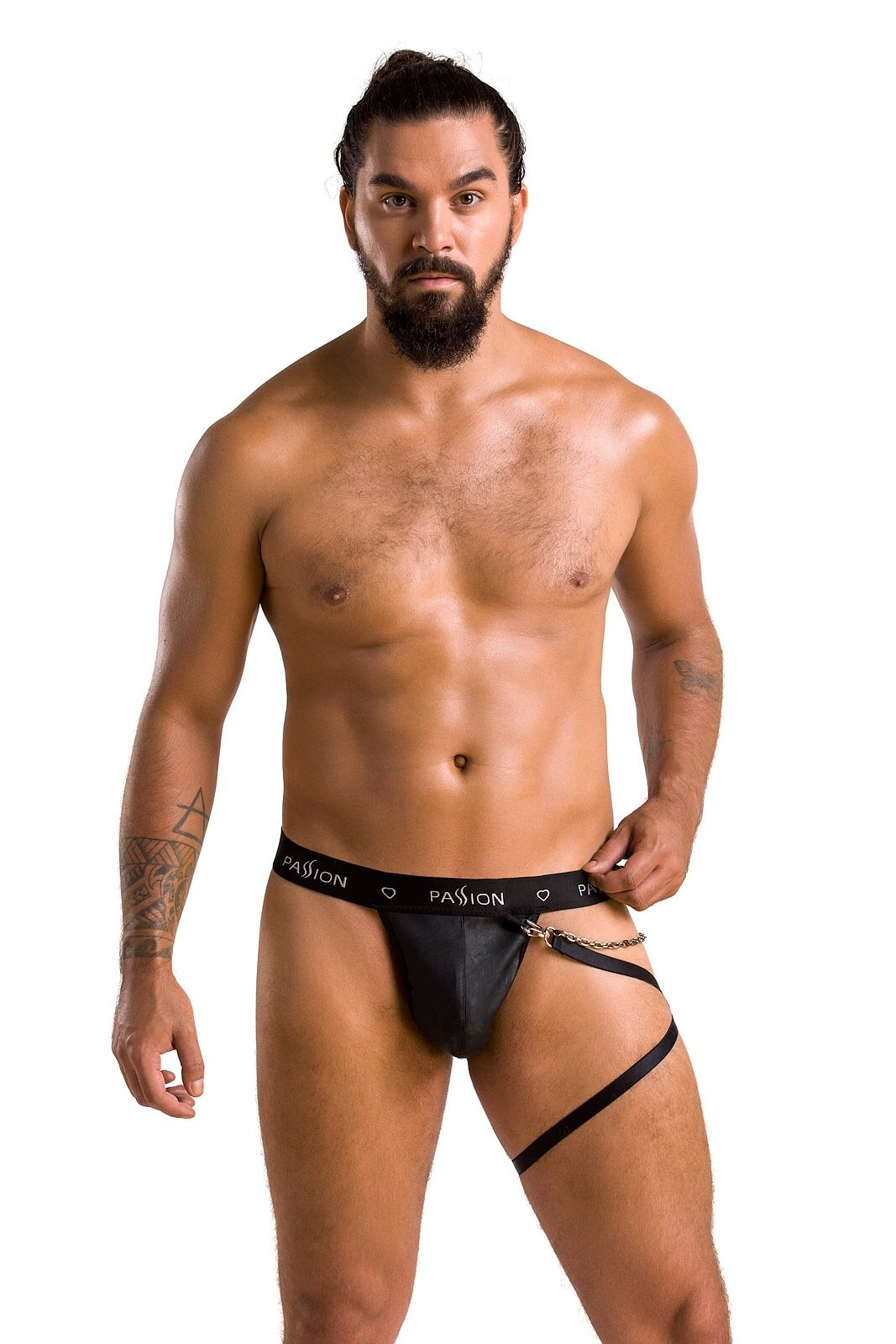 Passion Bikini din Piele Ecologica Bill Negru S/M
